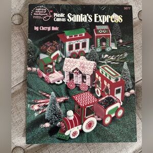 Santa's Express Plastic Canvas Pattern Book ("Train Is Coming"book included)